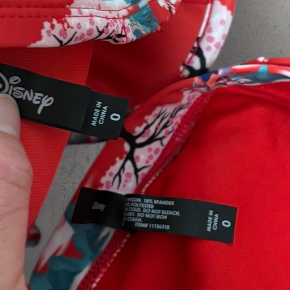 Hot topic Disney Mulan retro two piece swimsuit - Picture 5 of 9